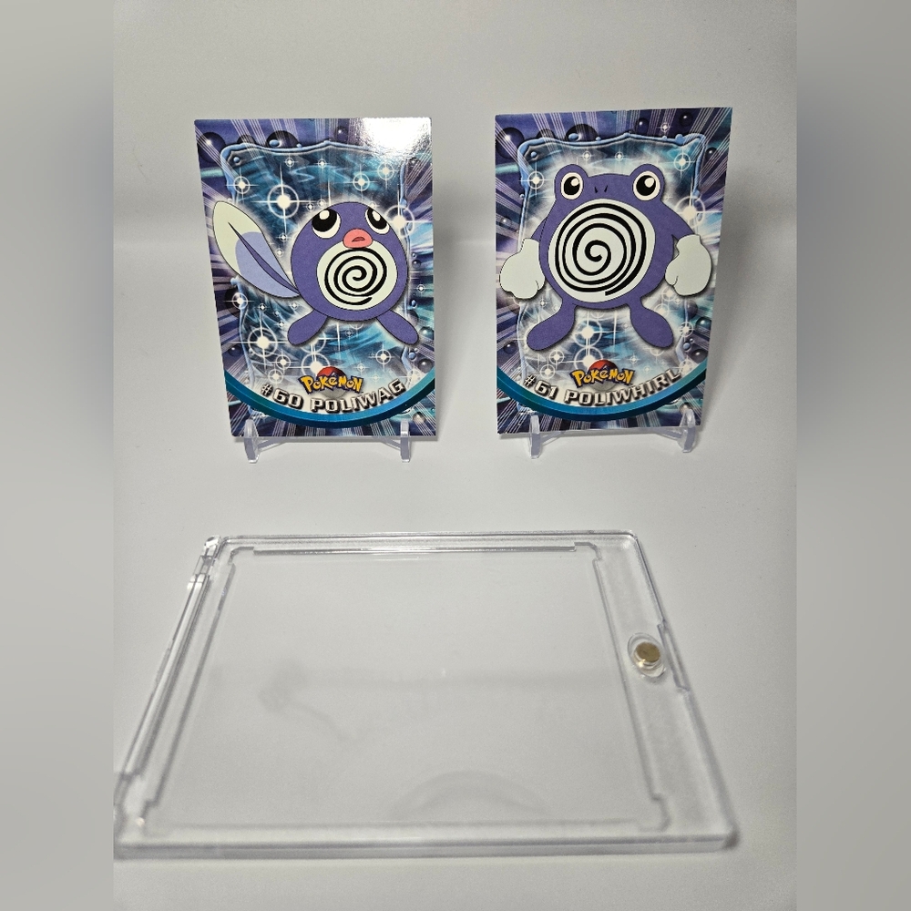 🌊 Listing: Topps Pokémon Cards – Poliwhirl & Poliwag | Evolution Duo |